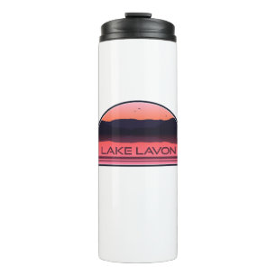 Termo Lago Lavon Texas Red Sunrise