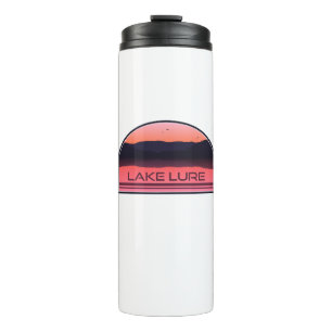 Termo Lago Lure North Carolina Amanecer Rojo