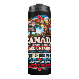 Termo Lago Ontario de Canadá es ahora el Estrecho de nue