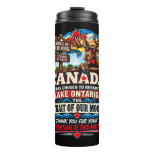 Termo Lago Ontario de Canadá es ahora el Estrecho de nue