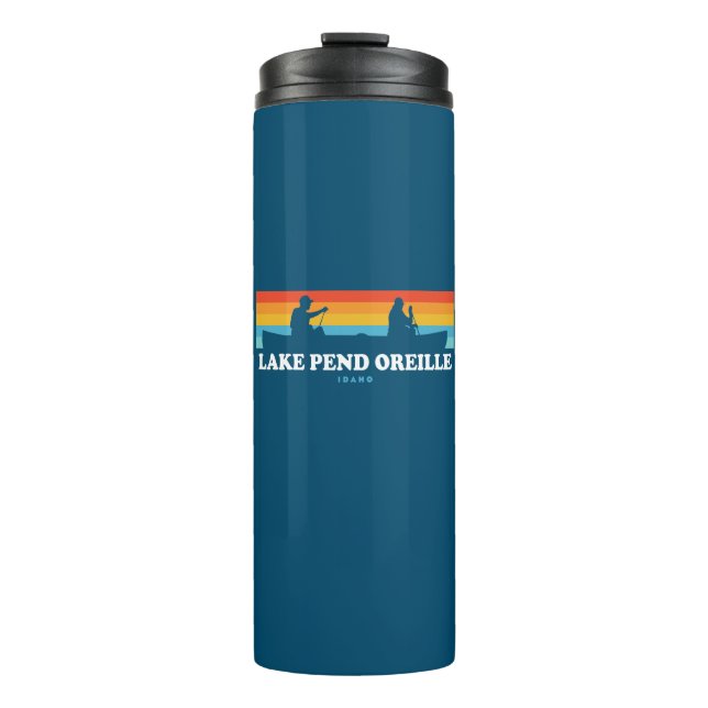 Termo Lago Pend Oreille Idaho Canoe (Anverso)