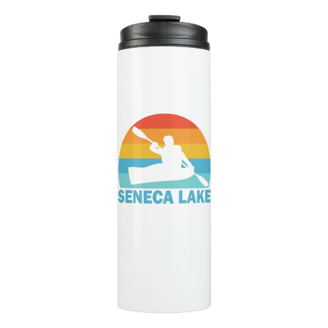 Termo Lago Seneca Nueva York Kayak (Anverso)