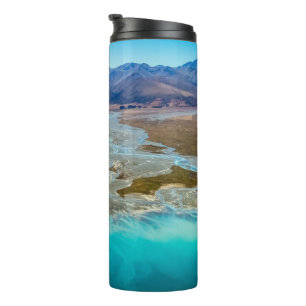 Termo Lago Tekapo y Alpes del Sur, Nueva Zelandia