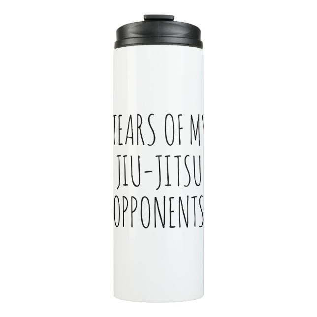 TERMO LÁGRIMAS DE MIS OPONENTES DE JIU-JITSU (Anverso)