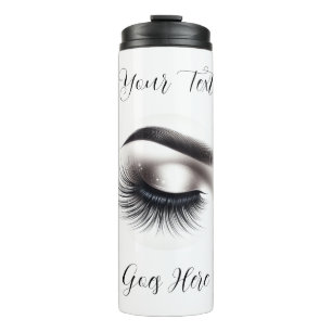Termo Larga Wispy Eyelashes Largos Extensiones Belleza