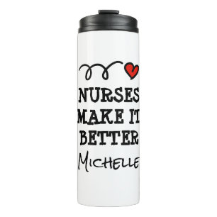 Termo Las enfermeras hacen que sea mejor la taza de viaj