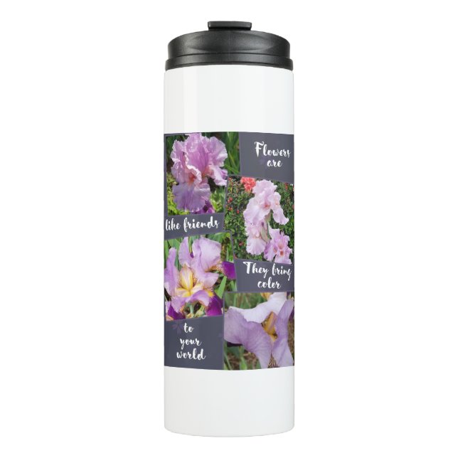 Termo Las flores son como amigos (Anverso)