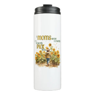 Termo las mamás eran flores