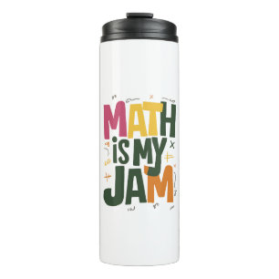 Termo Las matemáticas geniales son mi pasión primer día 