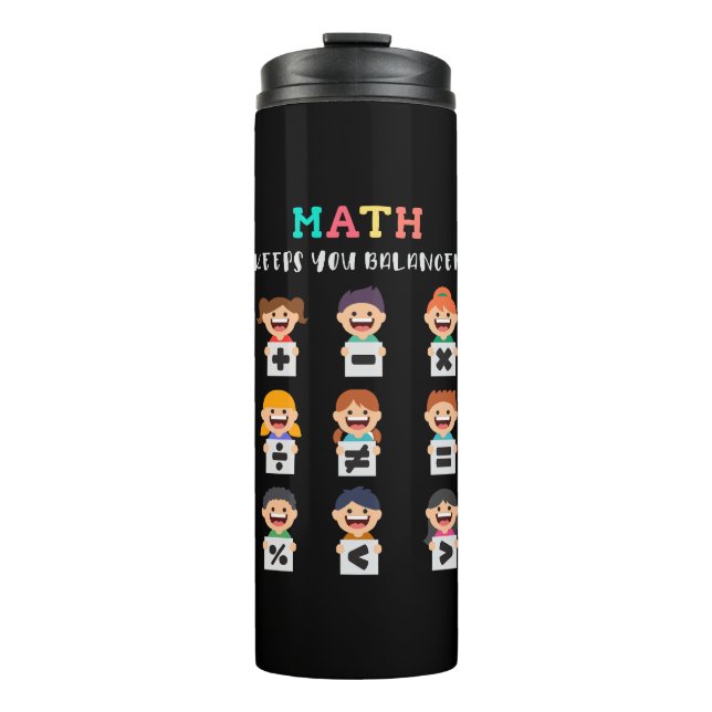 Termo Las matemáticas te mantienen equilibrado (Anverso)