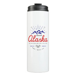 Termo Las montañas de Alaska son llamando yo deben ir