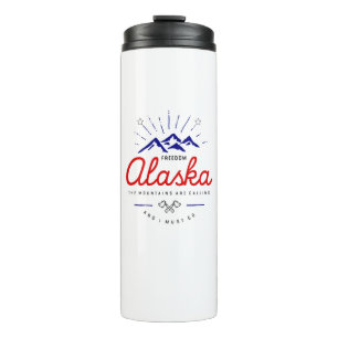 Termo Las montañas de Alaska son llamando yo deben ir