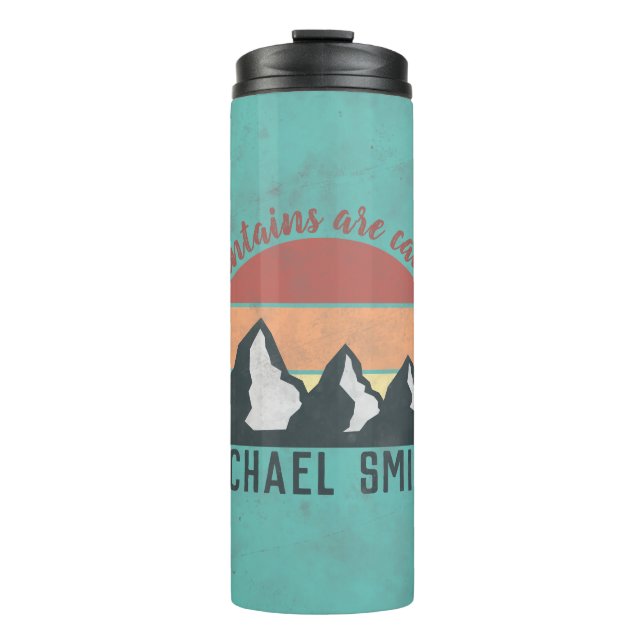 Termo Las montañas de los pasteles antiguos llaman monog (Anverso)