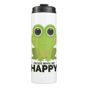 Termo Las ranas me hacen feliz