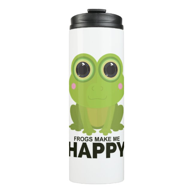 Termo Las ranas me hacen feliz (Anverso)