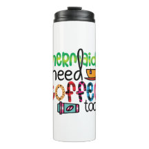 Las sirenas de arte del café también necesitan caf