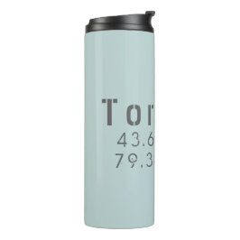 Termo Latitud Longitud de Toronto