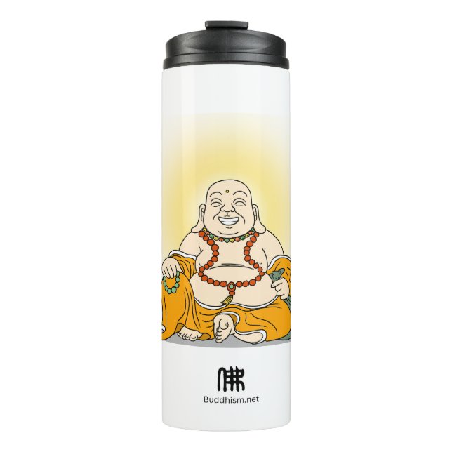 Termo Laughing Maitreya Buddha Tumbler (Anverso)