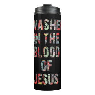 Termo LAVADO EN LA SANGRE DE LA Camiseta CRISTA DE JESÚS
