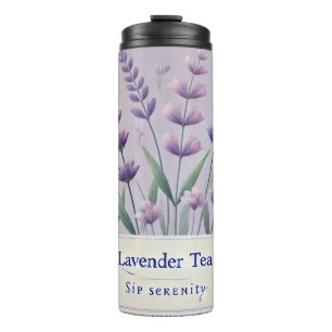 Termo Lavender Tea Design Arte AI