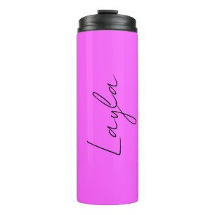 Termo 'Layla' Una plantilla para tu nombre rosa impresio