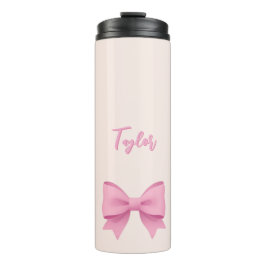 Termo Lazo Rosa Personalizado