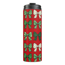 Termo Lazos Festivos Taza de Navidad para Amantes de Reg