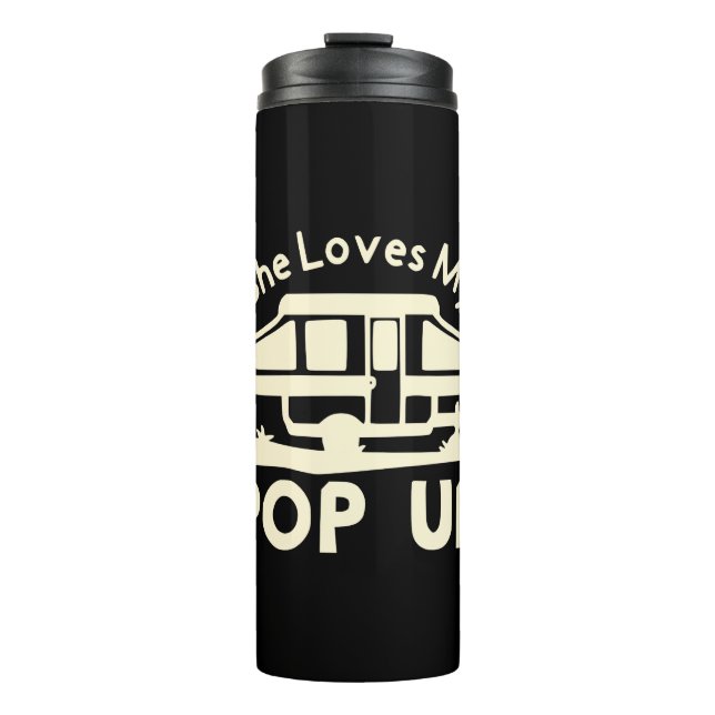 Termo Le encanta mi Pop-Up #USAPatriotGraphics © (Anverso)