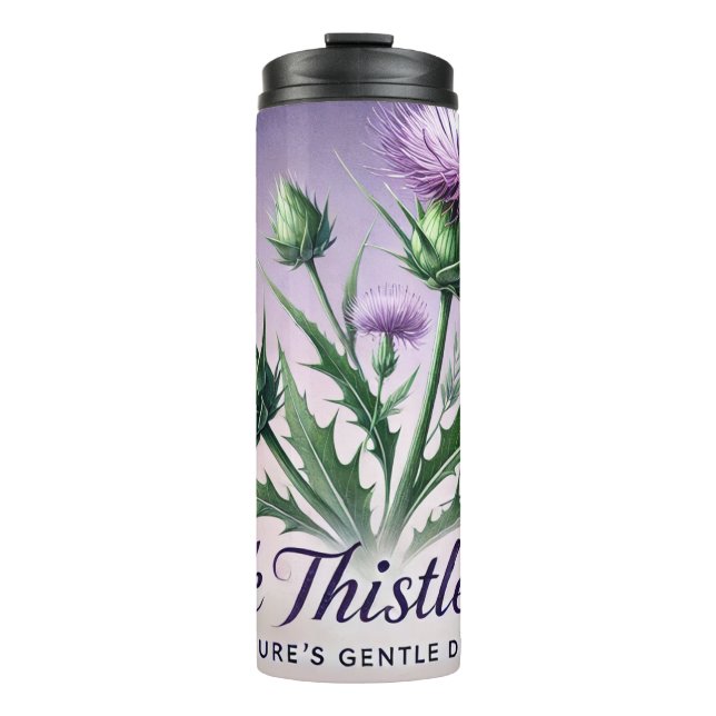 Termo Leche Thistle Tea Design Arte AI (Anverso)