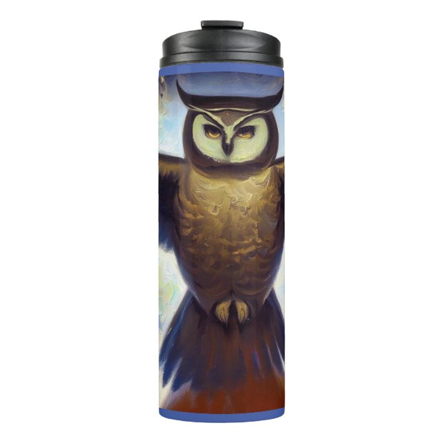 Termo Lechuza animal espirituosa 4 (Anverso)