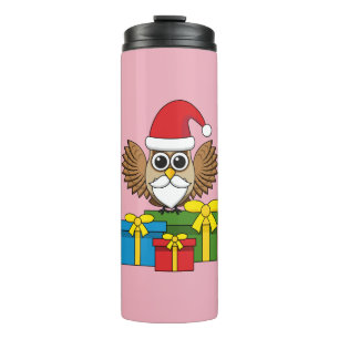 Termo Lechuza de Santa Claus con regalos