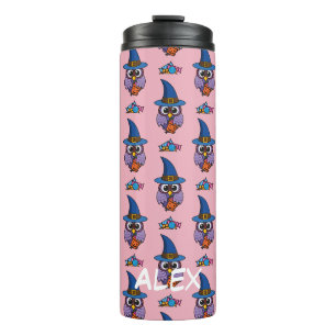 Termo Lechuza del asistente del personalizado - Patter  