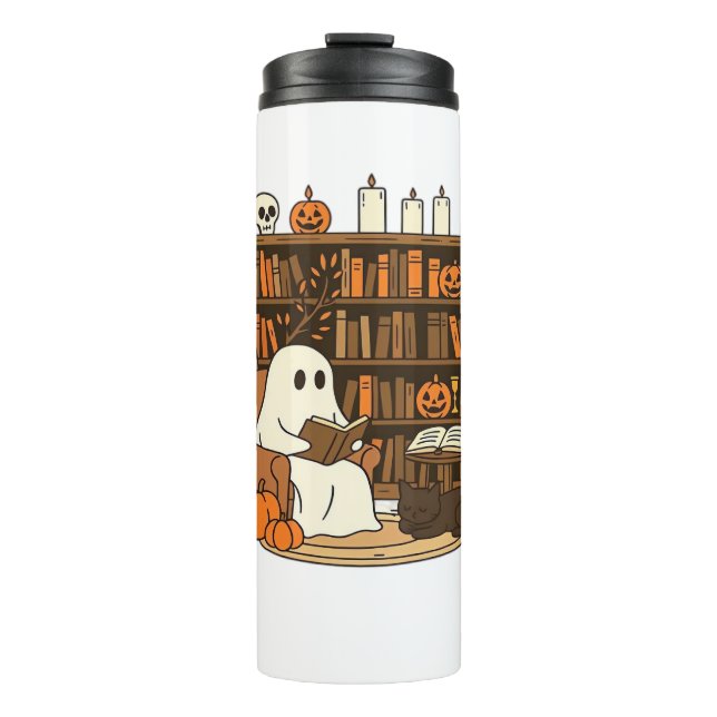 Termo Lectura fantasma en la acogedora biblioteca de Hal (Anverso)