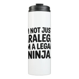 Termo Legal Ninja Paralegal Thermal Tumbler