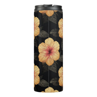 Termo Leggings con patrón de flores tropicales