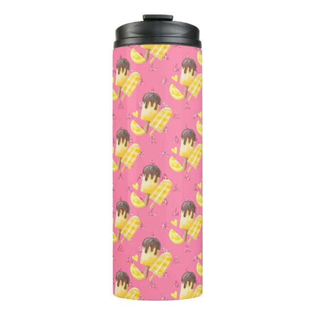 Termo Lemon Popsicle Pink (Anverso)