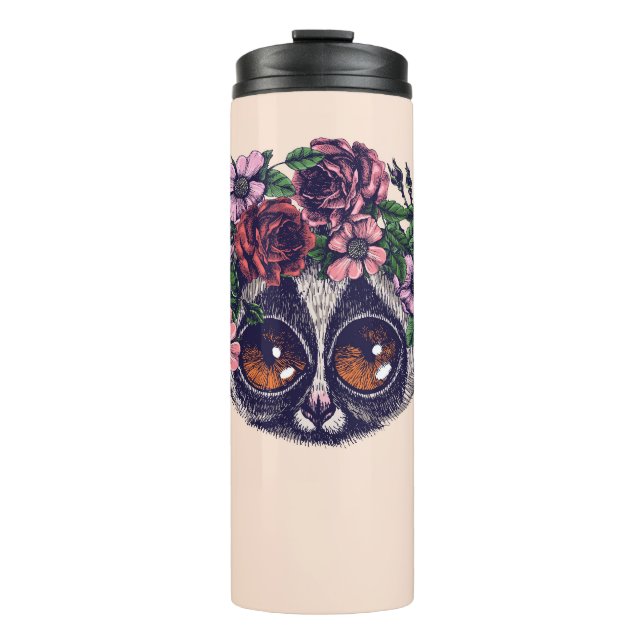 Termo Lemur floral dulce (Anverso)
