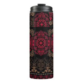 Termo lentes de belleza rojas y negras