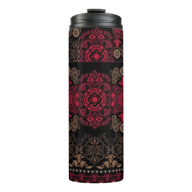 Termo lentes de belleza rojas y negras (Anverso)