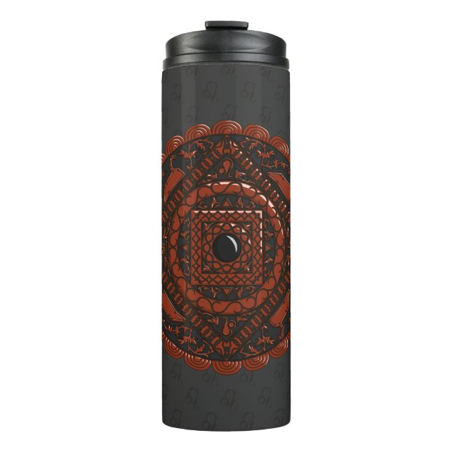 Termo Leo Mandala Thermal Tumbler (Anverso)