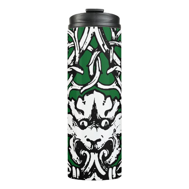 Termo León de Knotwork de principios del siglo XX (Anverso)