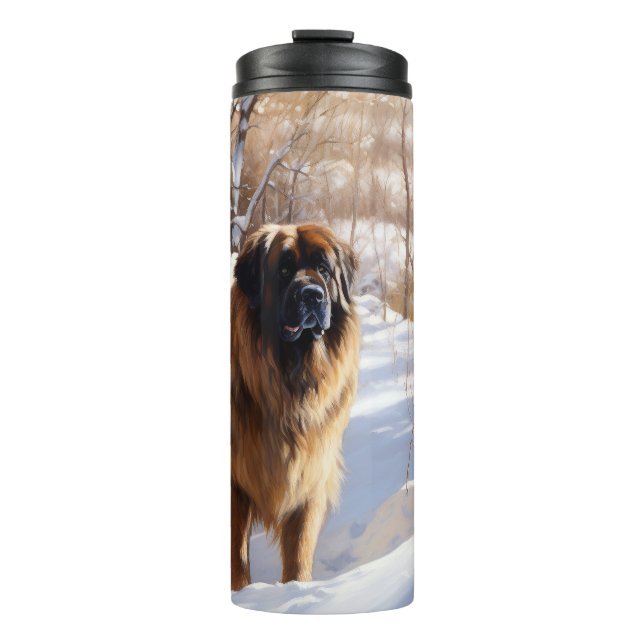 Termo Leonberger Let It Snow Navidades (Anverso)