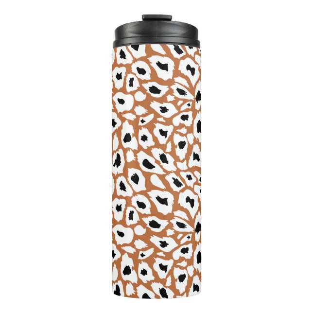 Termo Leopard pattern, african animal print design (Anverso)