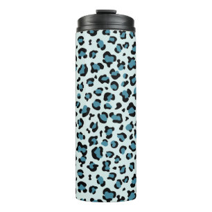 Termo Leopard Print, Leopard Spots, Blue Leopard