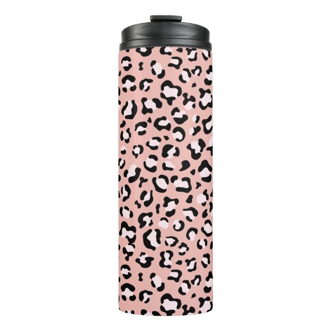 Termo Leopard Print, Leopard Spots, Pink Leopard (Anverso)