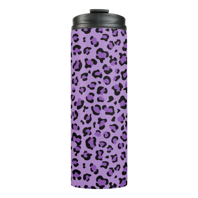 Termo Leopard Print, Leopard Spots, Purple Leopard (Anverso)