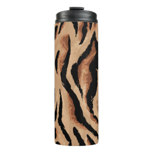 Termo Leopardo del tigre: sin foco de piel animal