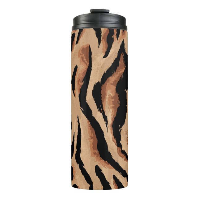 Termo Leopardo del tigre: sin foco de piel animal (Anverso)