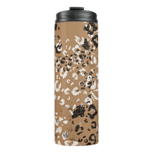 Termo Leopardo moderno: patrón de naturaleza salvaje.