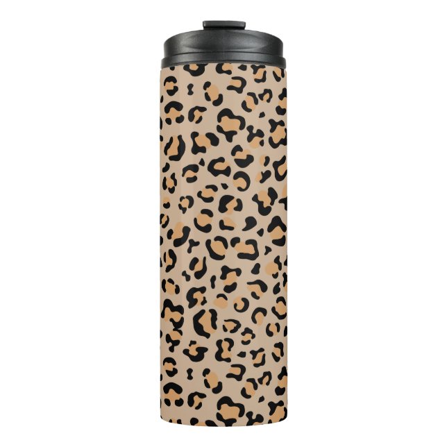 Termo Leopardo Print, Leopard Spots, Brown Leopard (Anverso)